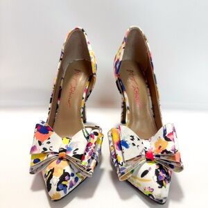 Betsey Johnson’s Prince Multicolor Floral Women's Heels